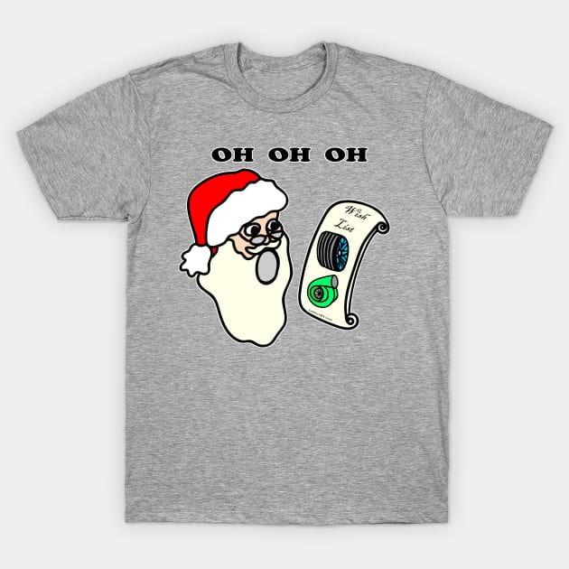 Christmas Wishlist T-Shirt by LatticeART